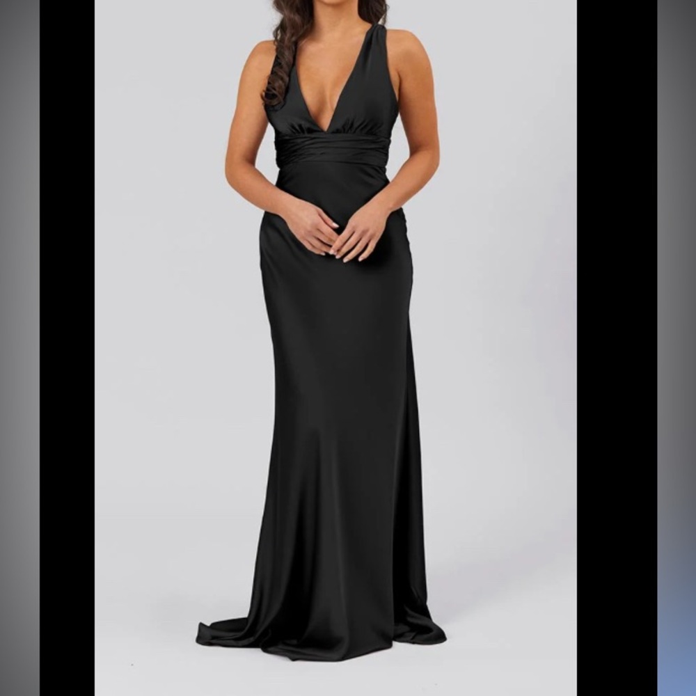 Kennedy blue Emery Black bridesmaids dress size 4 !